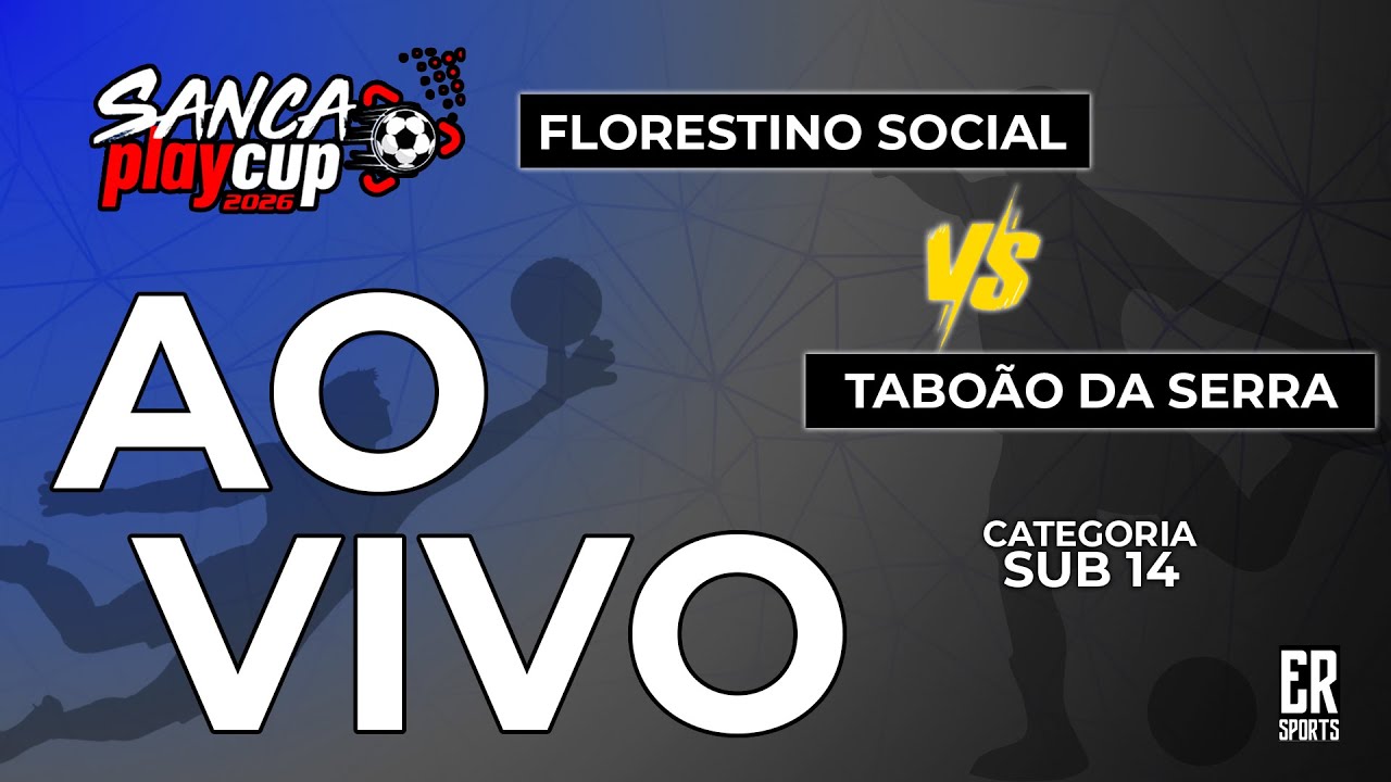 FLORESTINO SOCIAL X TABOÃO DA SERRA - SUB 14 | 20/01/2026 | AO VIVO | SANCA CUP | FABER CASTELL I