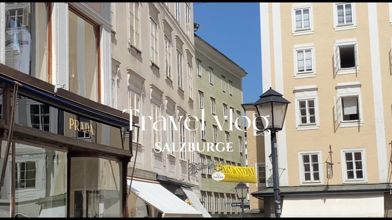فلوق رحلتي إلى سالزبورغ  🍰☁️✨VLOG] Trip to salzburg, The old  town , aesthetic cafe]