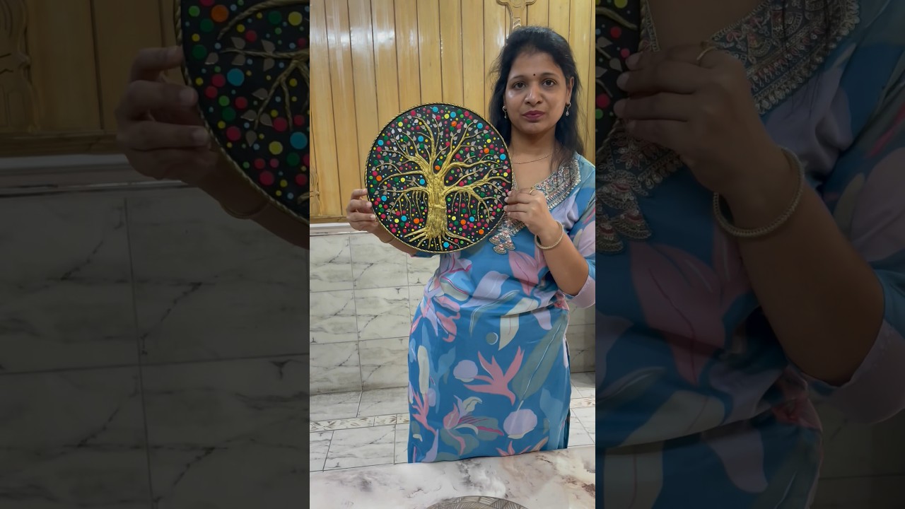 Diy Painting with Mouldit clay #shorts #youtubeshorts #diy #painting #homedecor #handmade