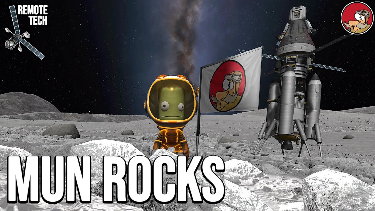 Первая высадка на Муну в KSP в 2023 году
