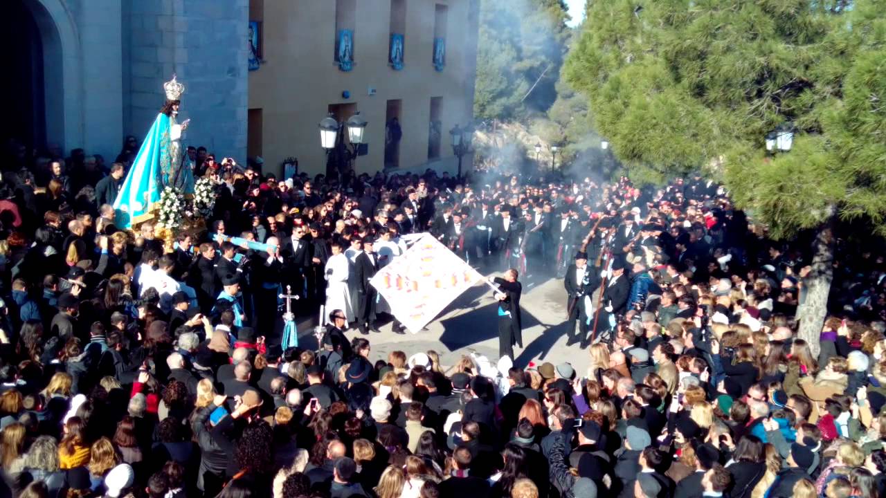Día de La Bajada,Fiestas de la Virgen Yecla 2014