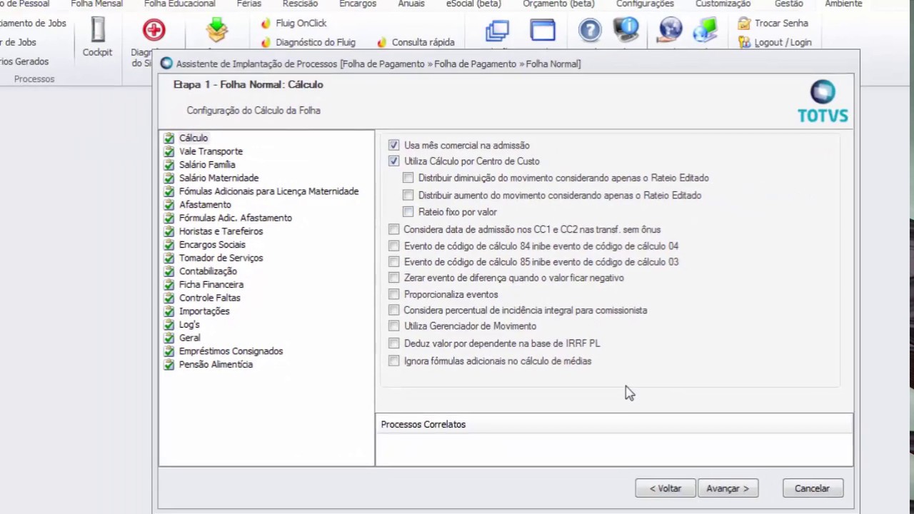 Curso RM Labore - Módulo 02 - Aula 02 - Centros de Custo