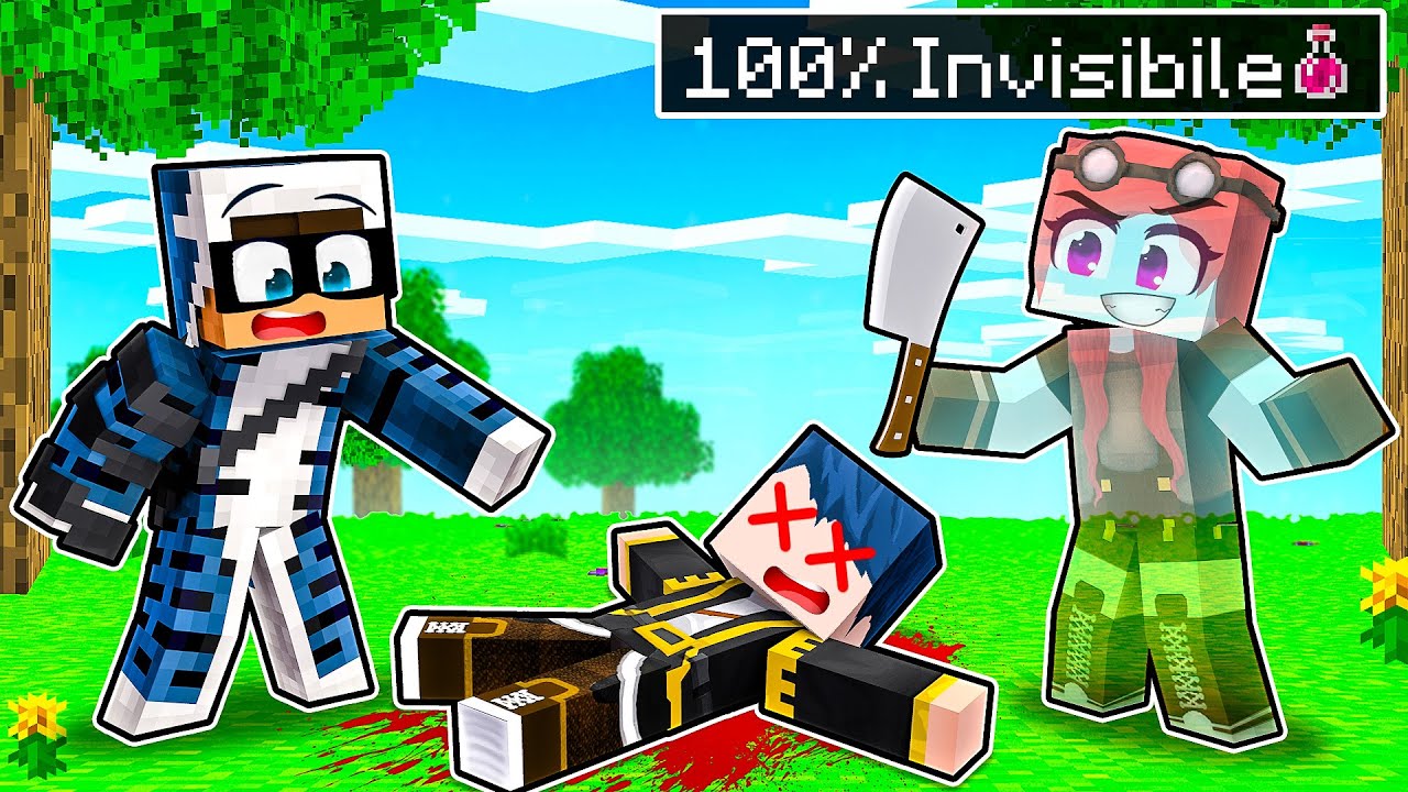 PHERE MI UCCIDE DA INVISIBILE SU MINECRAFT! *MURDER*
