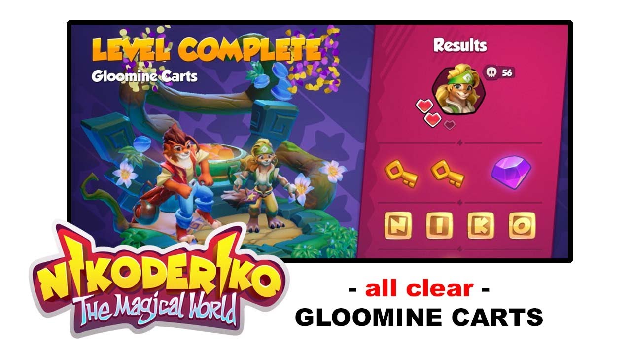 Nikoderiko the Magical World 100% GLOOMINE CARTS