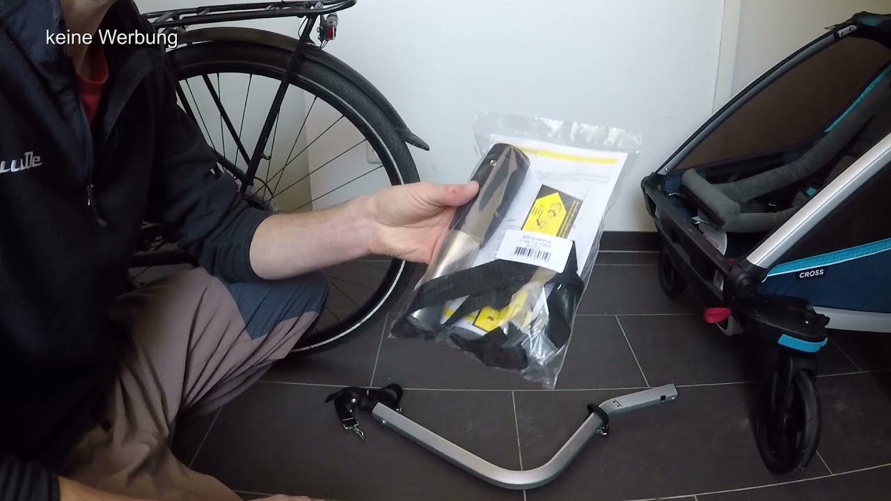 Thule Fahrradanhänger Umbau mit Weberkupplung