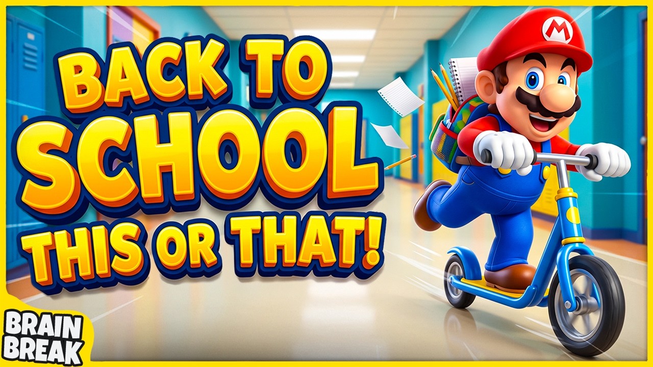 Back To School This or That | Back To School Brain Breaks For Kids | Would You Rather | GoNoodle