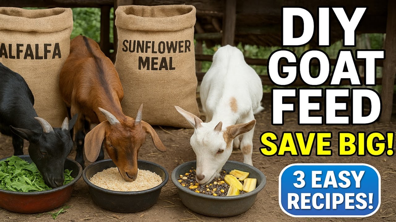 Crafting Budget-Friendly Goat Feed Mixes with Local Ingredients | Goat farming feed