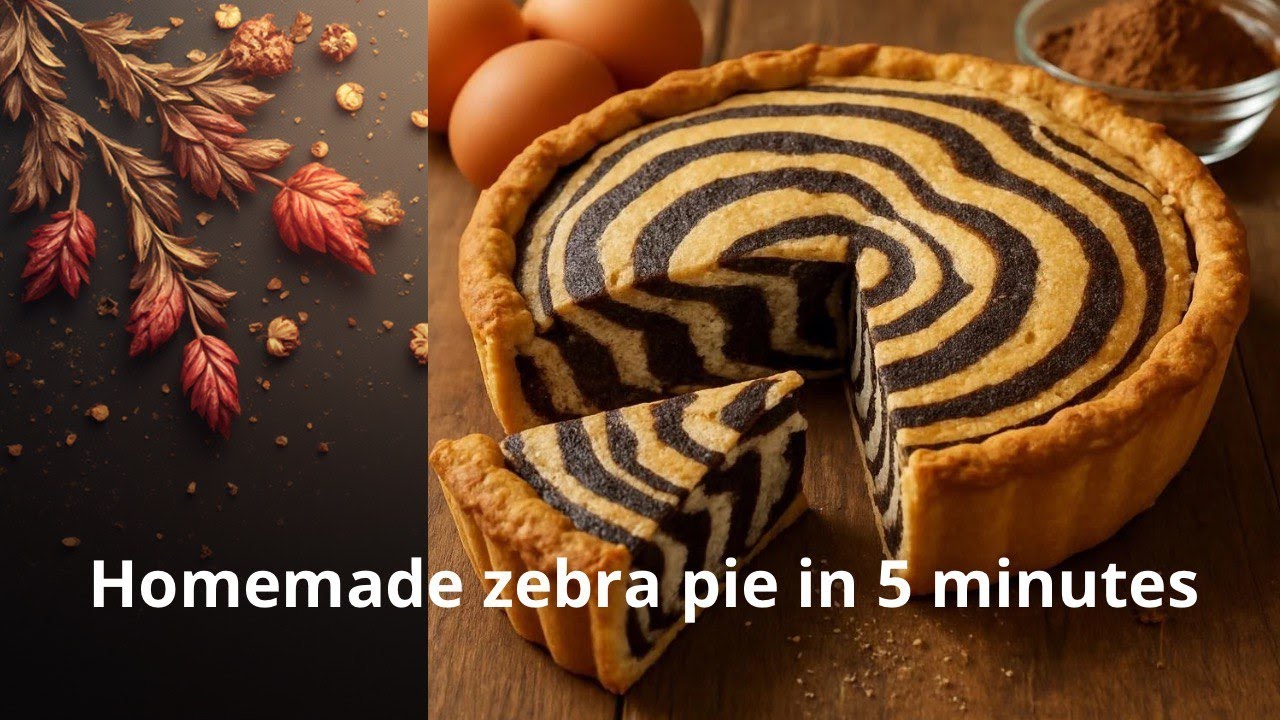 Zebra Pie – Tender and airy! A classic recipe that anyone can make.