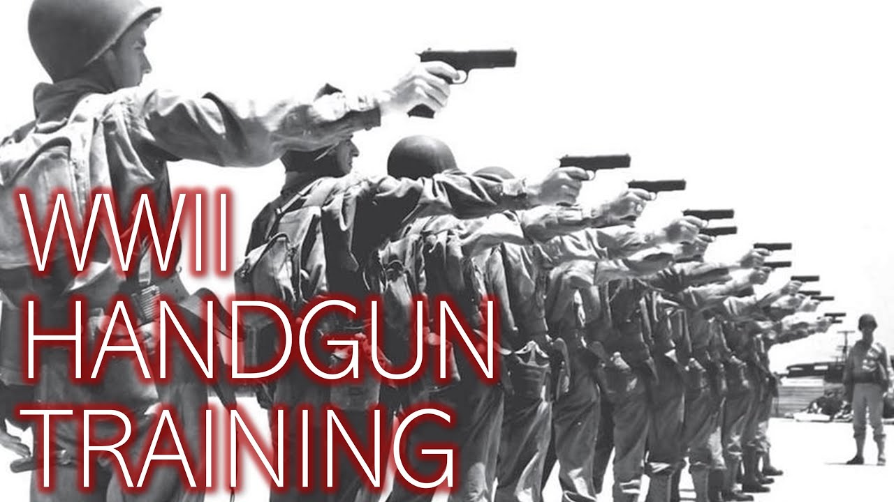 Colt M1911 Advanced Handgun Shooting Methods - WWII