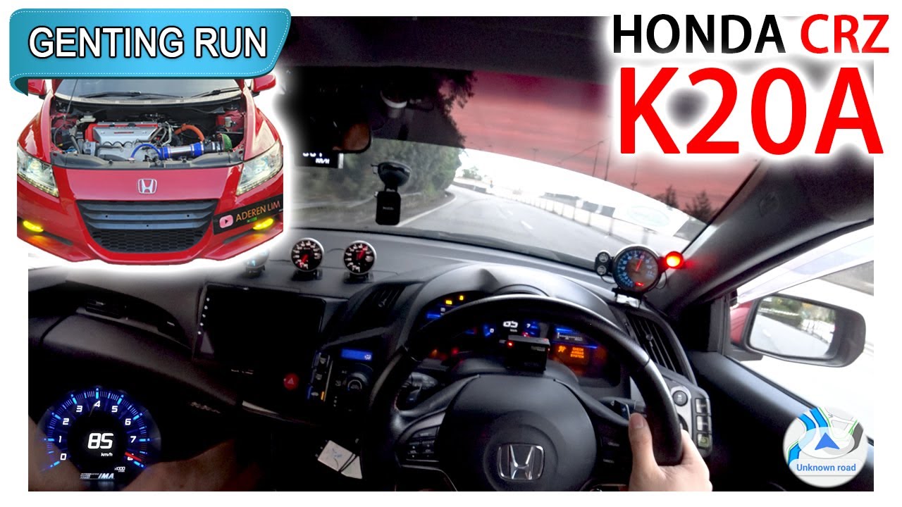 210whp Honda CR-Z Type R K20A 6MT | Malaysia #POV [Genting Run 冲上云霄] [CC Subtitle]