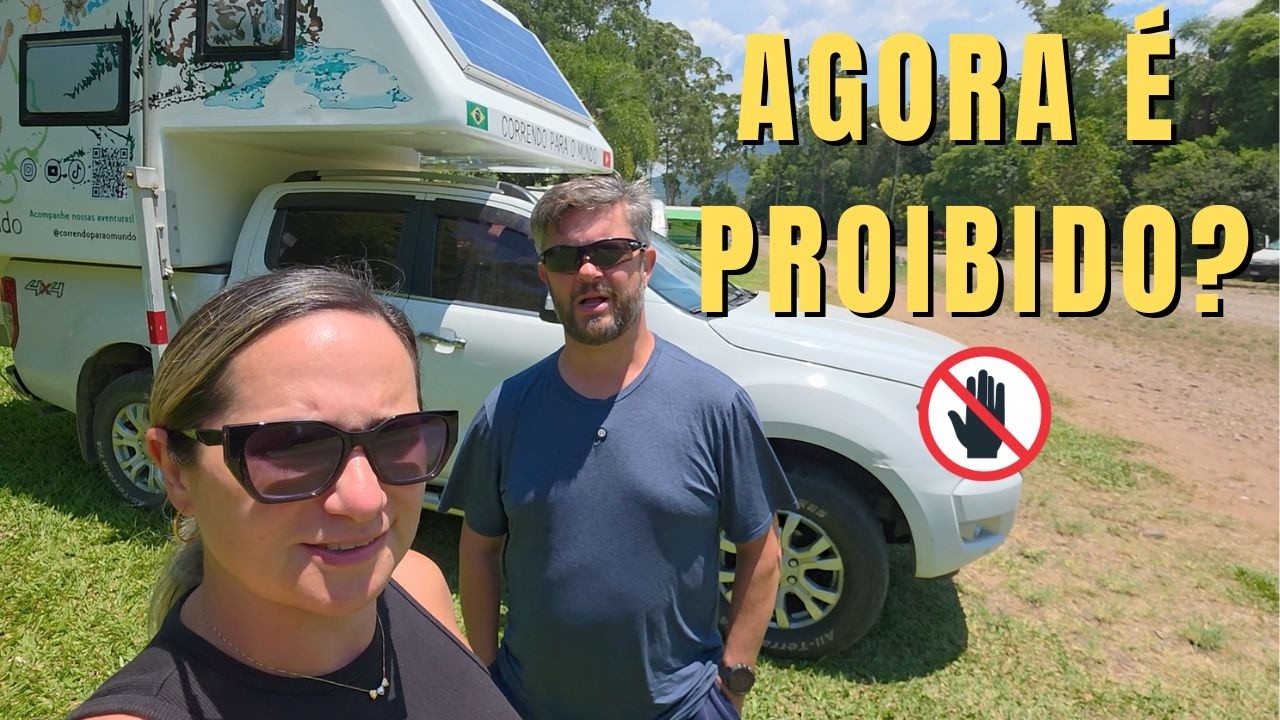 Camping GRATUITO está PROIBIDO? Fomos surpreendidos | Rotina de Campismo