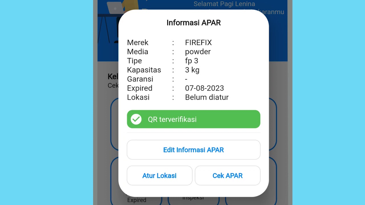 Tutorial Input Data APAR FIREFIX Di Aplikasi Firecek