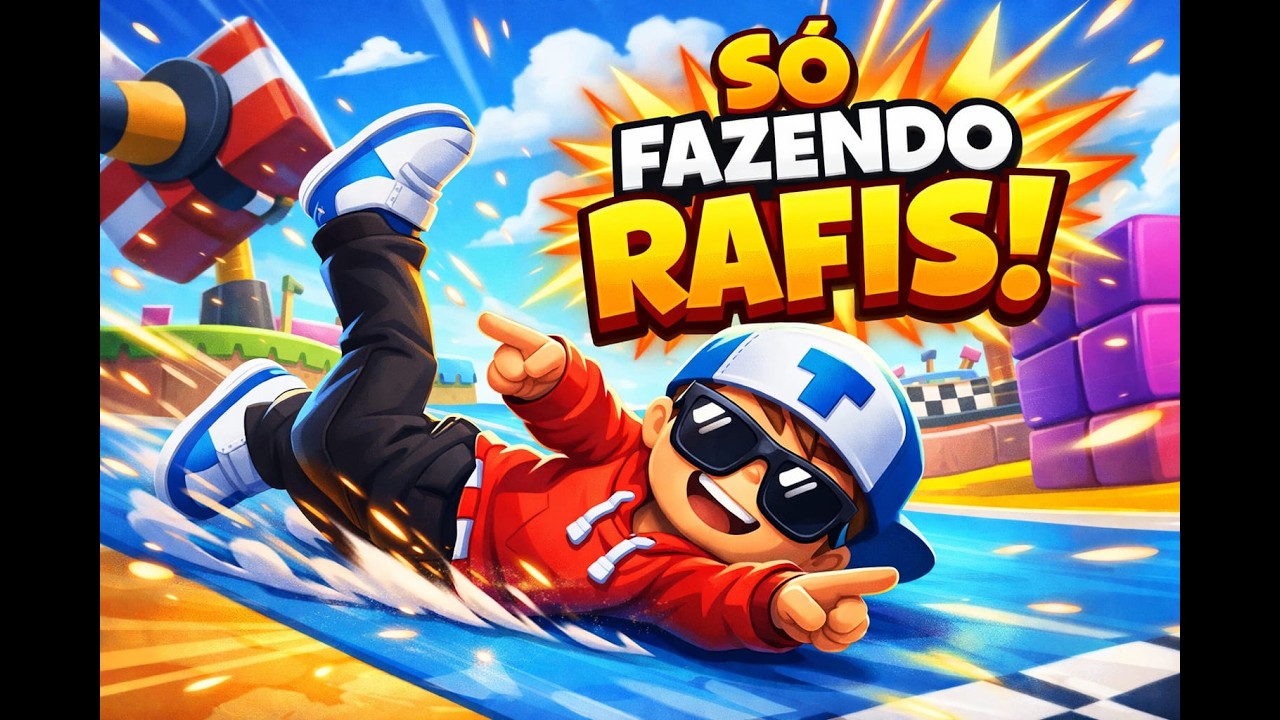 😱 3. Será Que Dá Pra Ganhar Só Fazendo RAFIS no Stumble Guys?!
