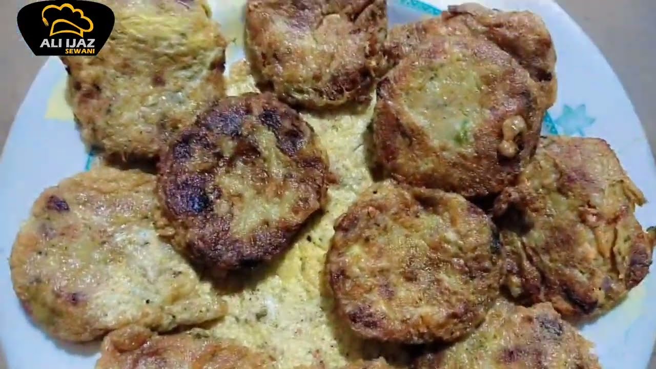Shami tikki by Ali ijaz sewani food ll shami kabab bananay ka tarika ll shami tikki recipe 
