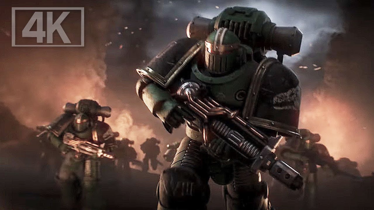 WARHAMMER 40K Imperium Civil War Horus Heresy Battle Scene Cinematic 4K