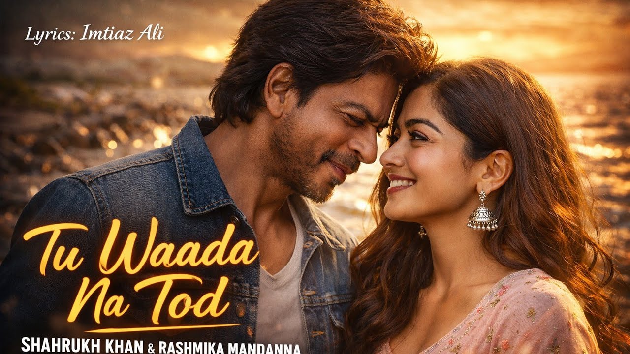 Wada Na Tod - Lata Mangeshkar (AI Voice) | Shahrukh Khan, Rashmika Mandanna | New AI Song 2024
