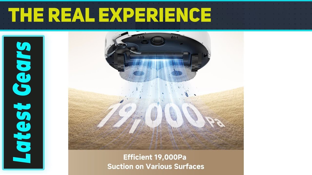 Mova P50 Ultra Robot Vacuum Cleaner Best 19000Pa Smart Vacuum and Mop