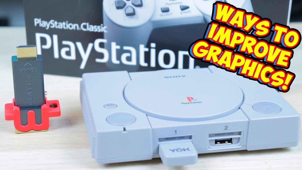 Улучшение графики PlayStation Classic с помощью MClassic и без него!