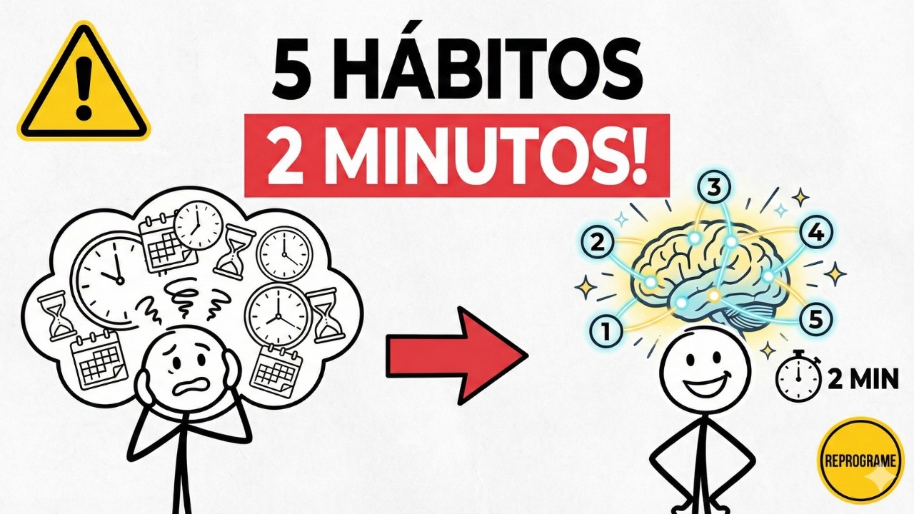 5 Hábitos de 2 Minutos Que Reprogramam Seu Cérebro