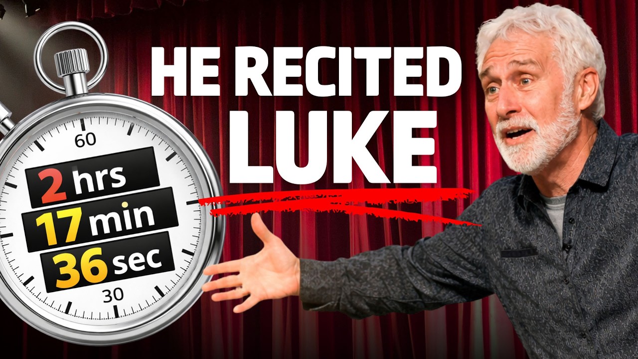 How Bruce Khun Recited Luke from Memory (in 2 hours!)