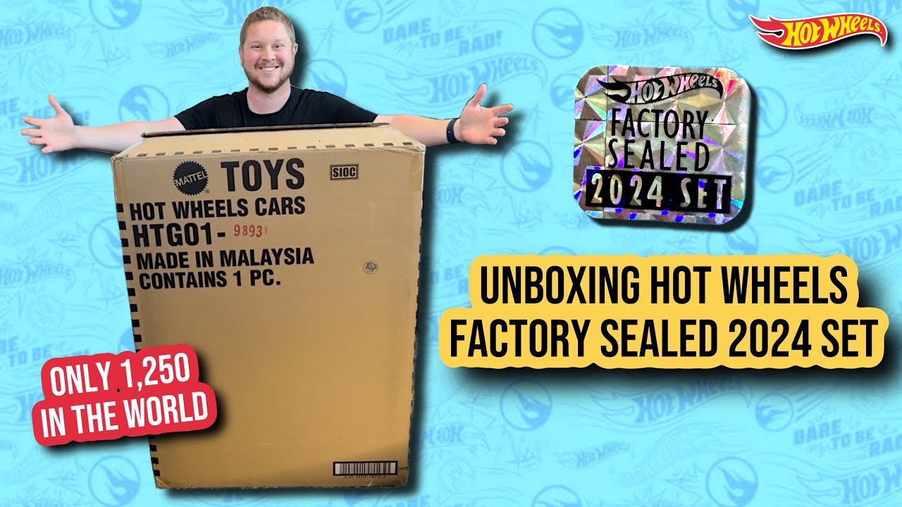 Unboxing Hot Wheels Factory Sealed 2024 Set. 1 of 1,250