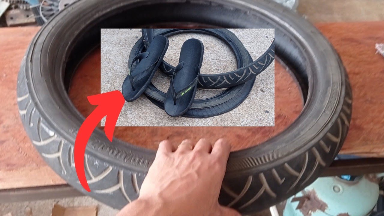 Fiz um Chinelo de Pneu SUPER RESISTENTE pra Trabalhar na Obra!