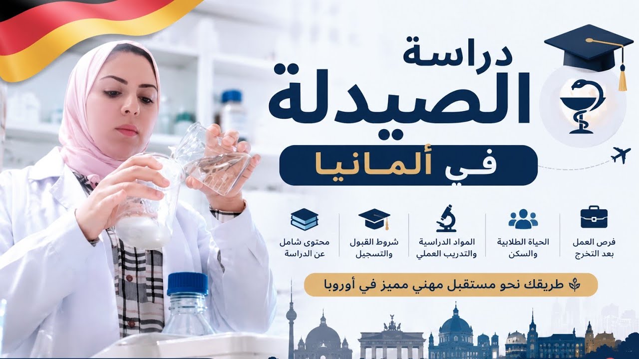 دراسة الصيدلة في المانيا ( Pharmacy Studies in Germany)