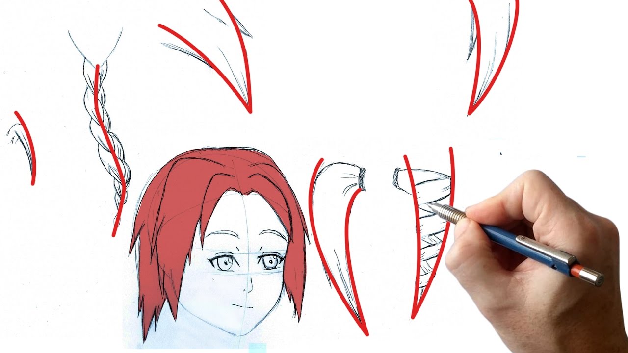 ✏️DESSINER les CHEVEUX  [TUTO]