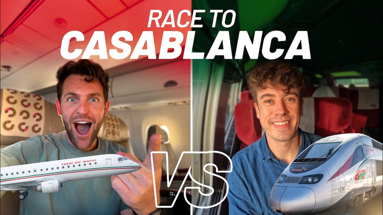 Africa's Only HIGH-SPEED TRAIN vs Royal Air Maroc | Race Through Morocco