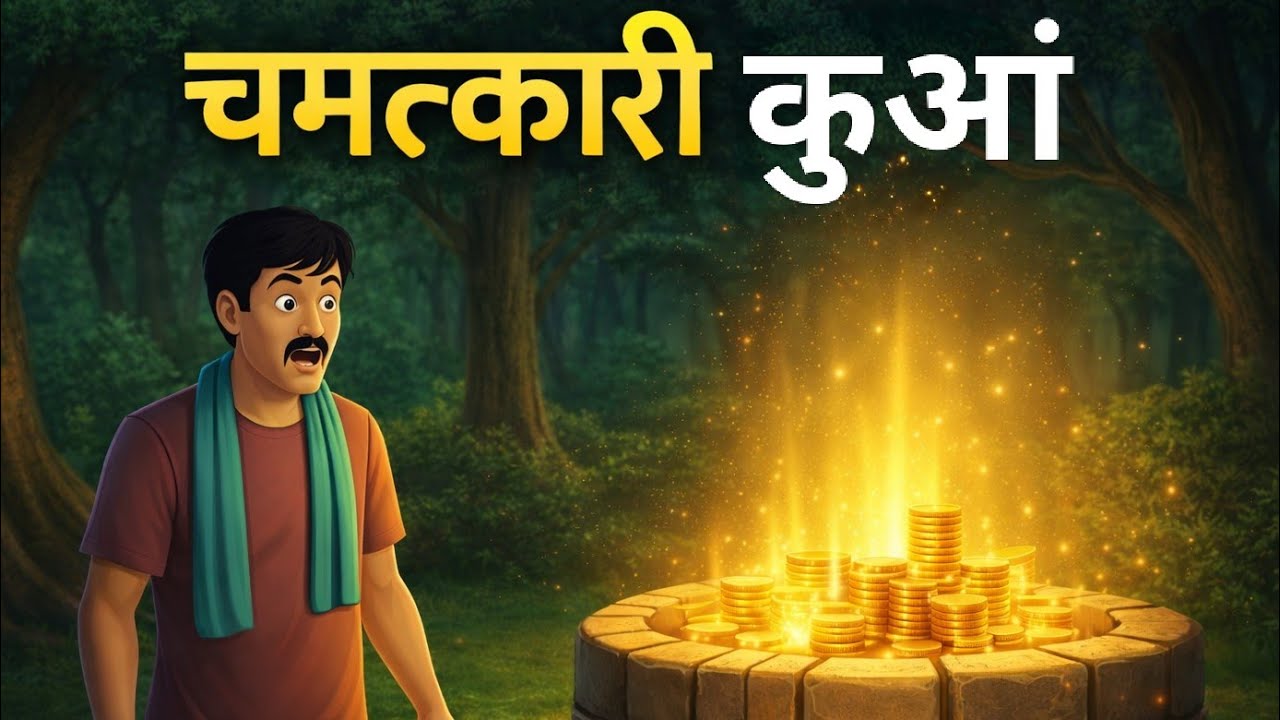 जादुई कुएं का चमत्कार | एक गरीब किसान की किस्मत कैसे बदली | जादुई कुएं का राज | Hindi Cartoon Kahani
