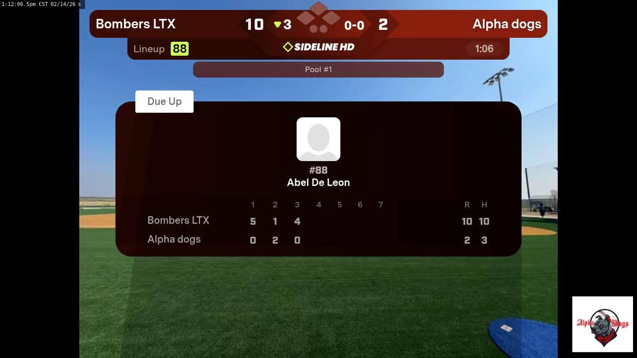 Alpha dogs vs. Bombers LTX (2026.02.14)