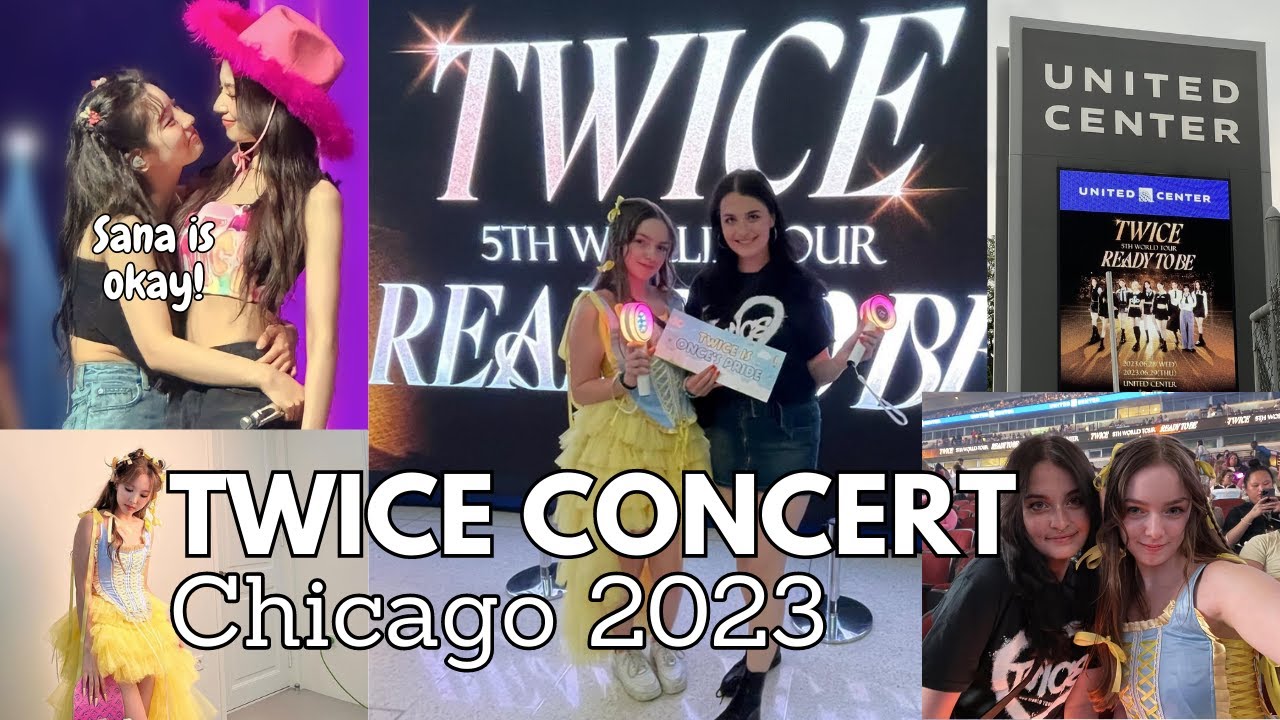 TWICE CONCERT VLOG🍭✌🏼 | READY TO BE in Chicago Day 1