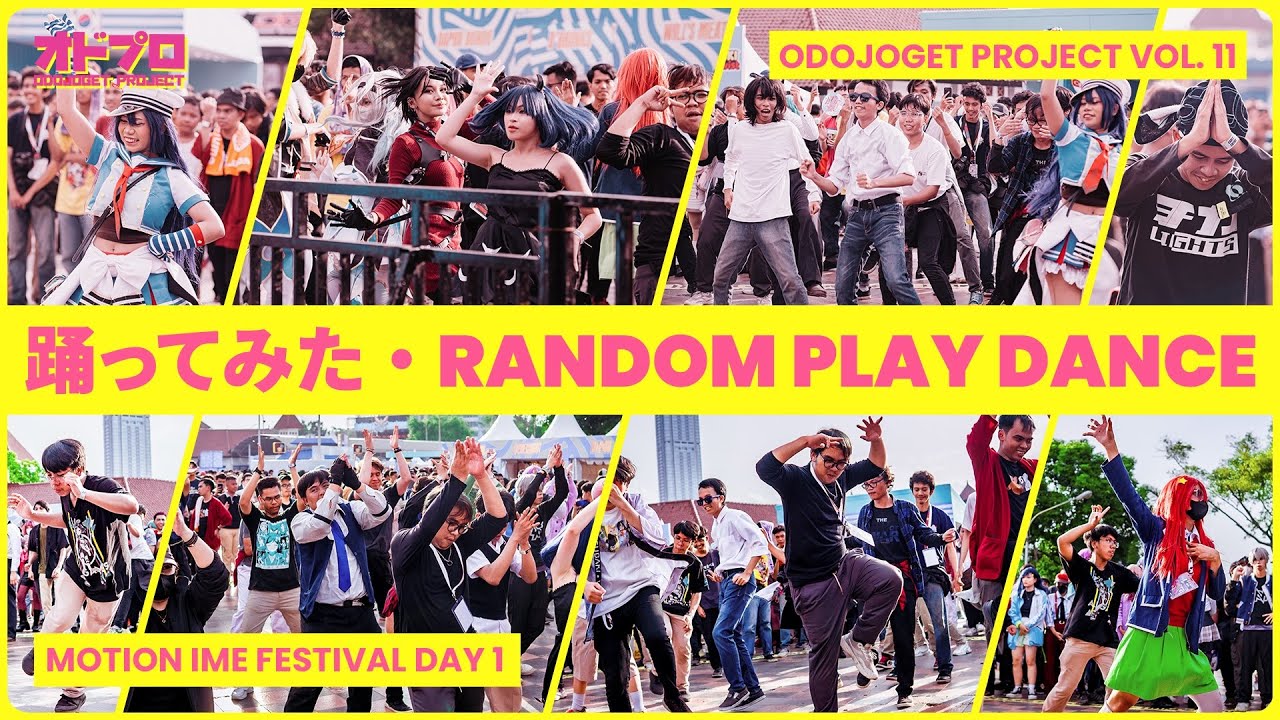 【MOTIONIMEフェース】J-POP／VOCALOID／アニソンランダムダンス 踊ってみた・RANDOM PLAY DANCE【ODOJOGET Vol. 11】