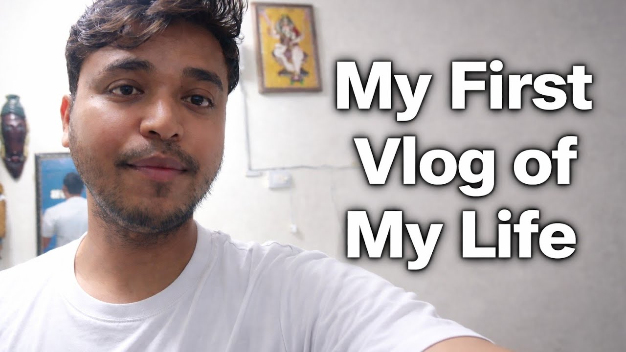 My First Vlog of My Life . 😊😇 .