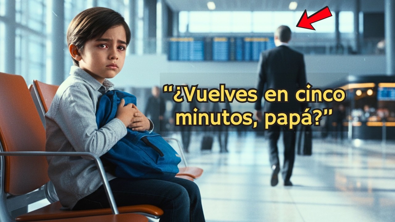 “¿Puedo trabajar aquí” — su padre lo olvidó en el aeropuerto… y él pasó años esperando que regresara