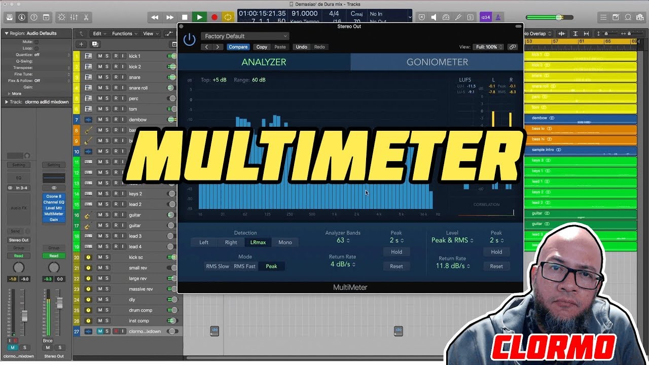 Mezcla y Masterización Avanzada - Multimeter Parte 1 (Analyzer)