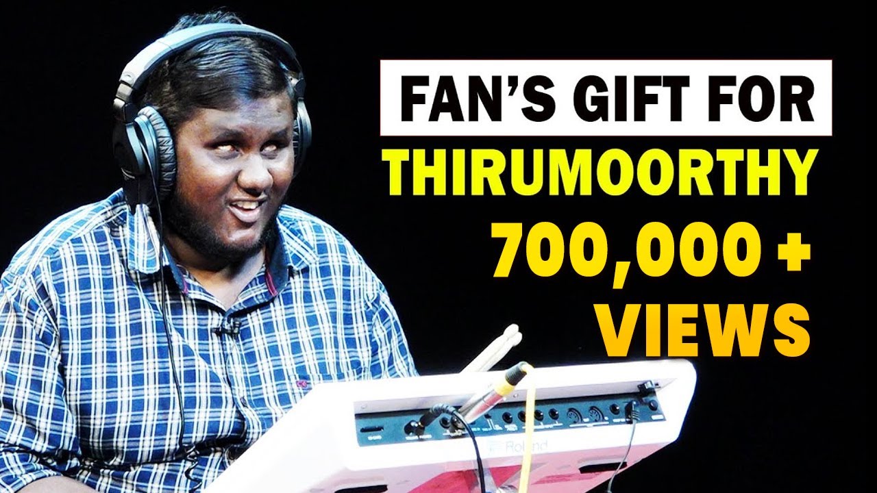 திறமைக்கு கிடைத்த பரிசு !! | Thirumoorthy is Gifted with Rythm Pads by his Fans #Thirumoorthy
