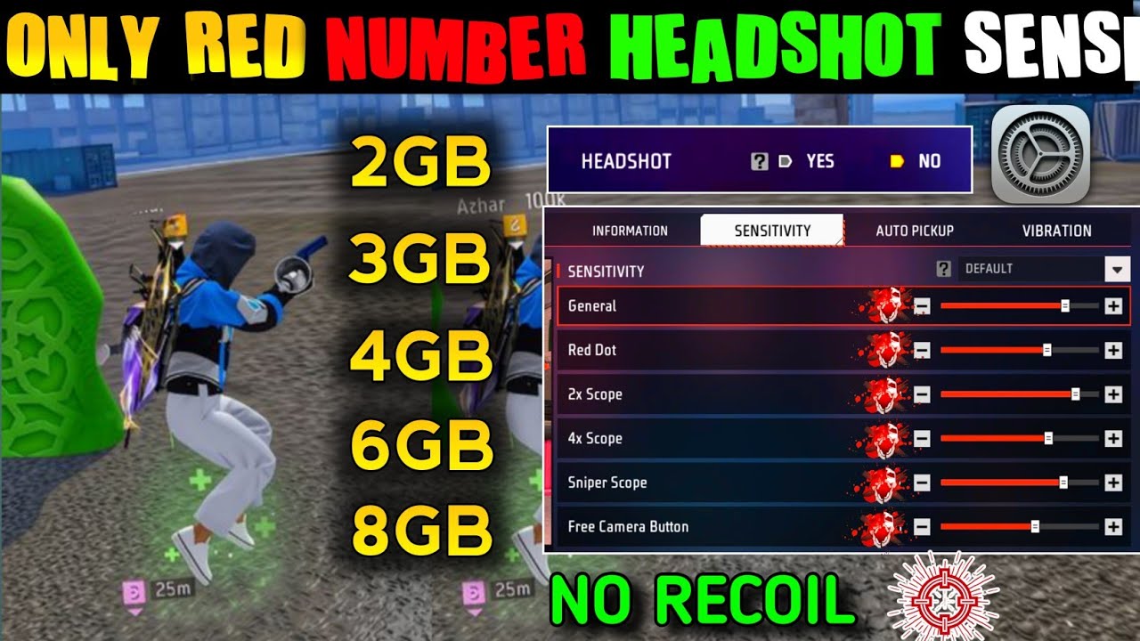 Best Sensitivity Setting ⚙️ | Free Fire Headshot Setting 2026 | Sensitivity + Headshot Tricks