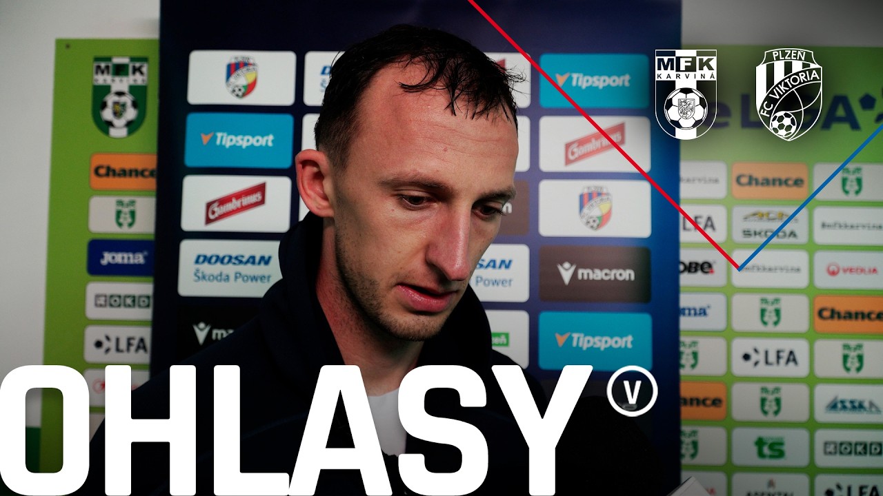 OHLASY: Matěj Valenta po utkáním s Karvinou v MOL Cupu