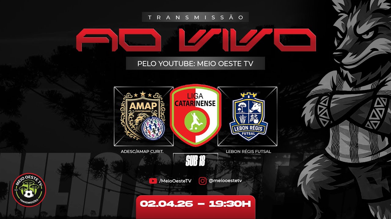 ADESC/AMAP X LEBON REGIS - LIGA CATARINENSE SUB 18