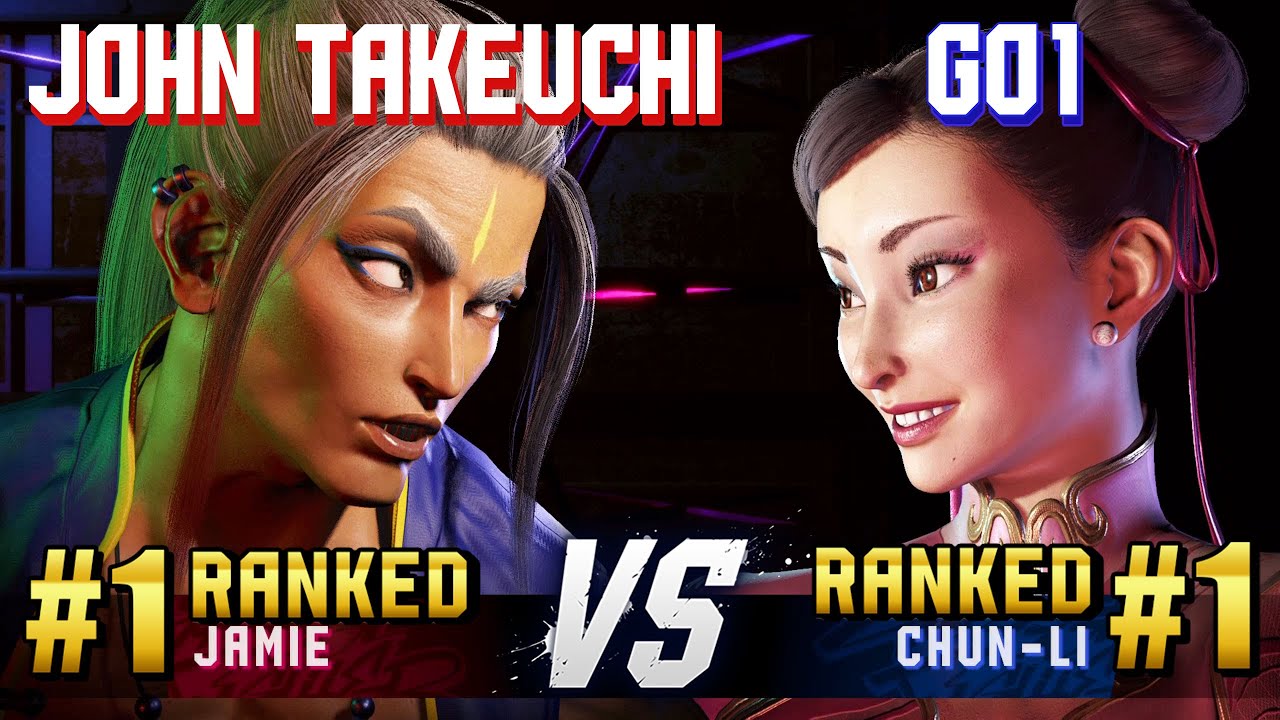 SF6 ▰ JOHN TAKEUCHI (#1 Ranked Jamie) vs GO1 (#1 Ranked Chun-Li) ▰ High Level Gameplay