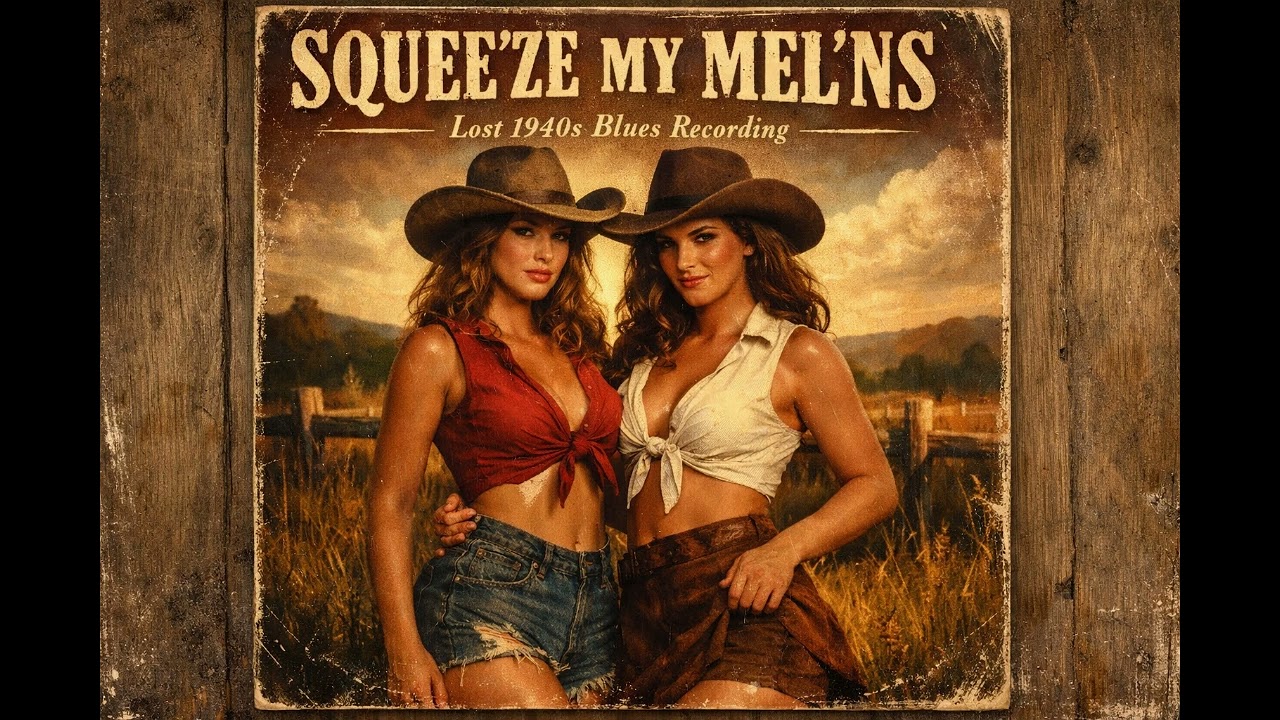SQUE*ZE MY MEL*NS (Banned 1940s Dirty Blues Song) | Rare Southern Blues | Pine River Records