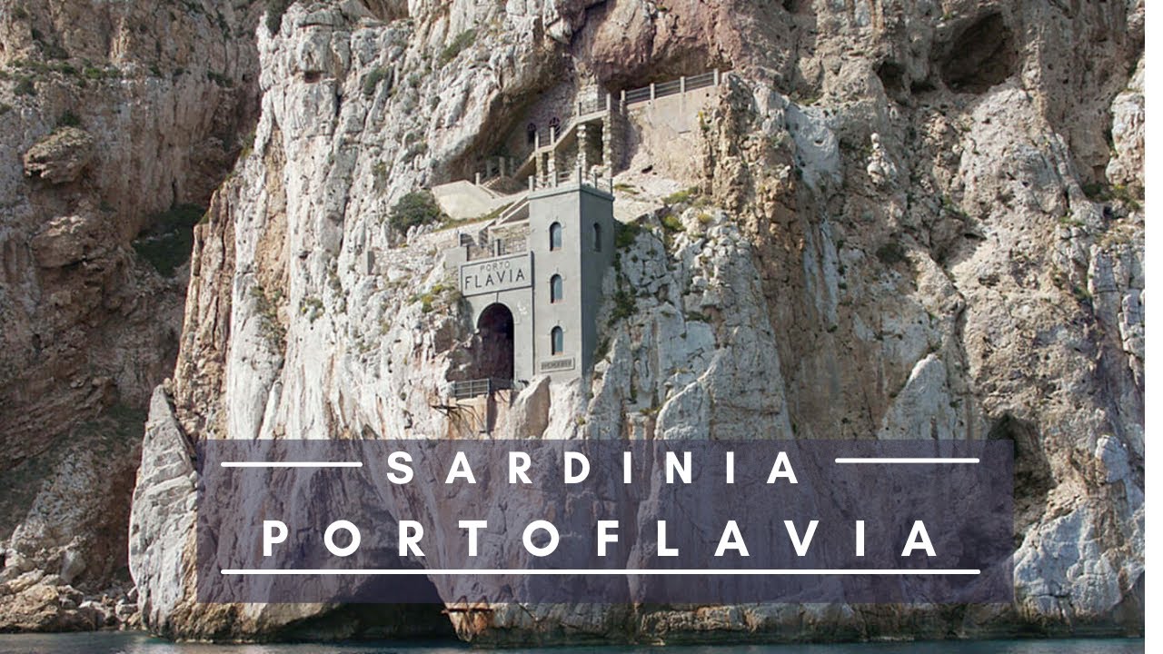 Porto Flavia Cliff side Harbor in Italy 🇮🇹
