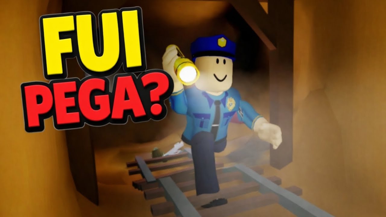 ROBLOX -3PART CAVANDO PARA ESCAPAR NA SEXTA-FEIRA 13 😰👮👀💣