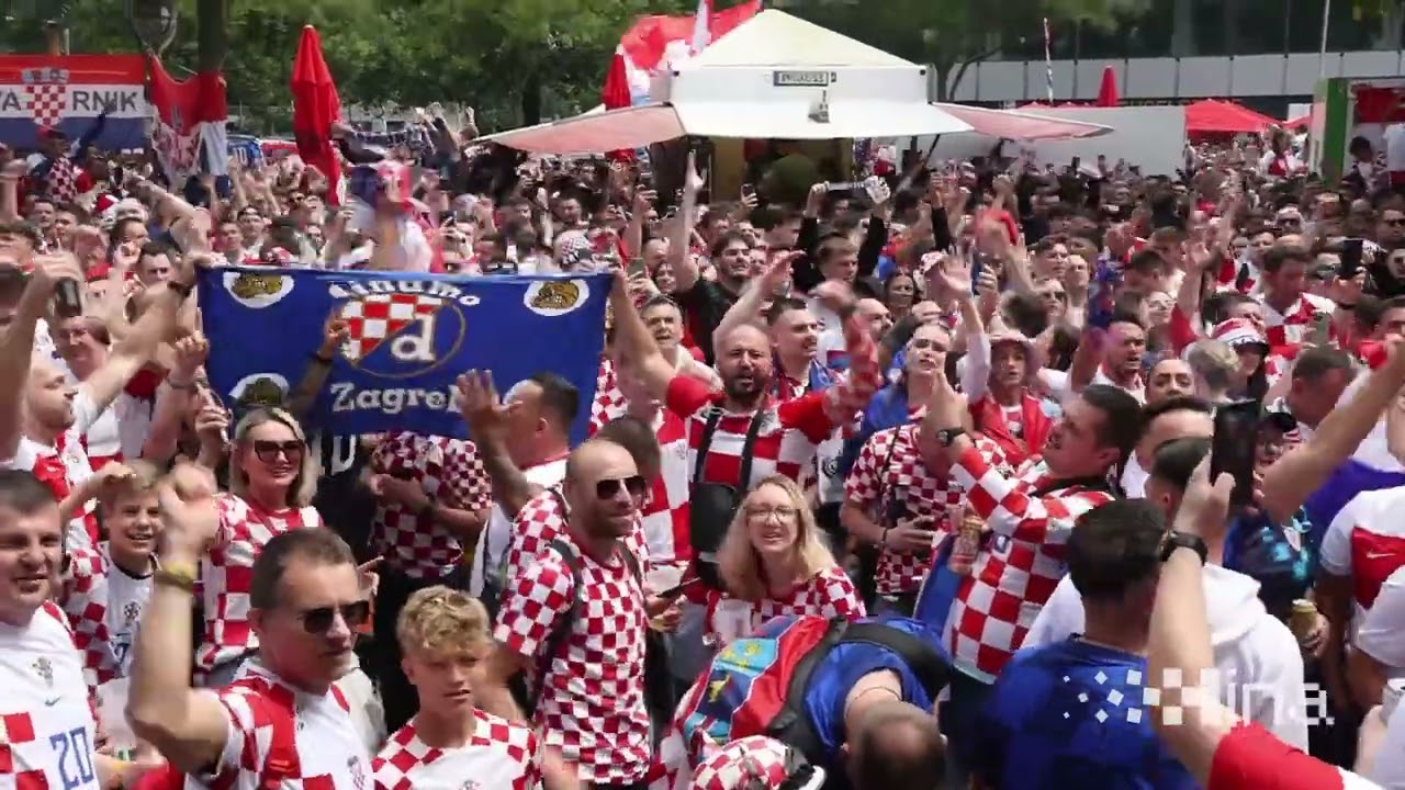 Hrvatski navijači u Berlinu pred utakmicu sa Španjolskom