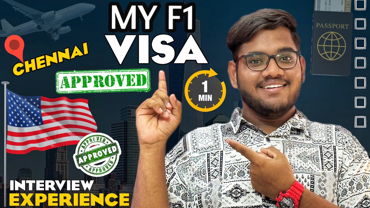 VISA APPROVED IN JUST 1 MINUTE! | Visa Experience | MS IN USA | తెలుగు
