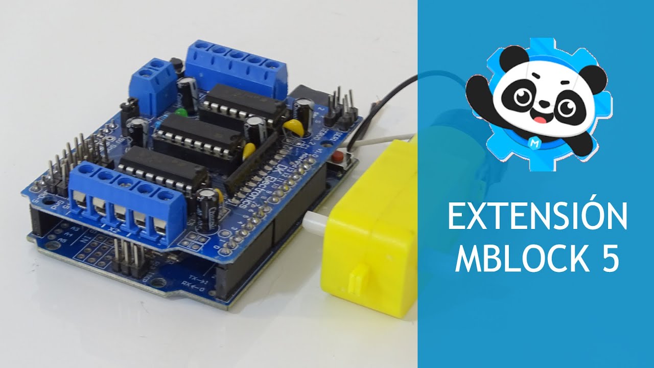 Arduino en mBlock 5 || Extensión Para Motor Shield L293D || Programación Robot Resuelve Laberintos