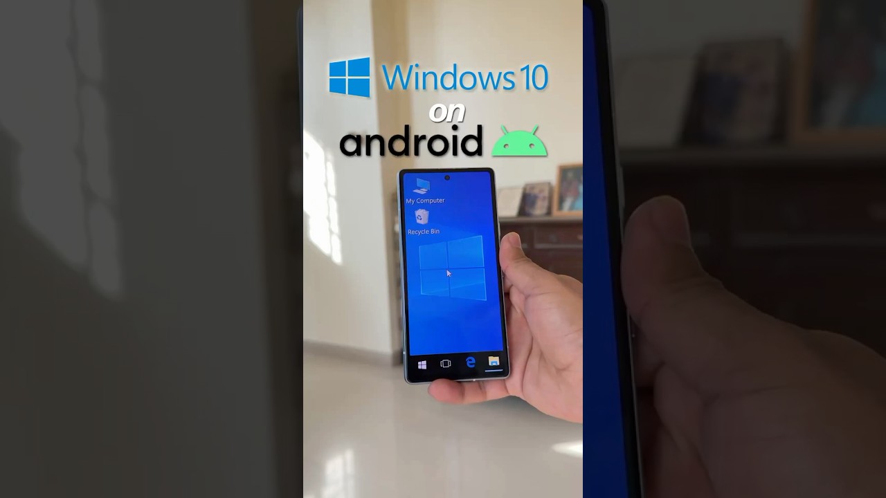 Windows 10 on ANDROID SMARTPHONE!!!
