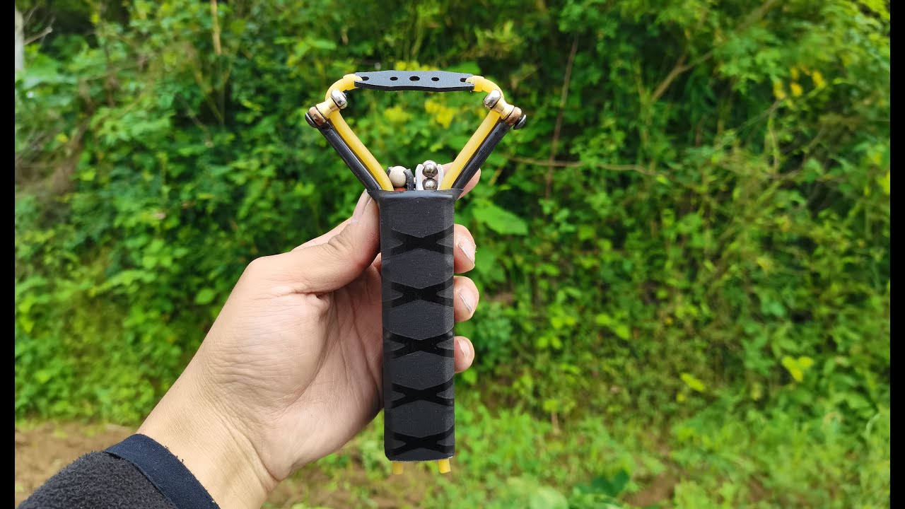 227元买来一把滑轮弹弓还有弹匣，用了以后却差点砸了 terrible Pulley slingshot make you angry