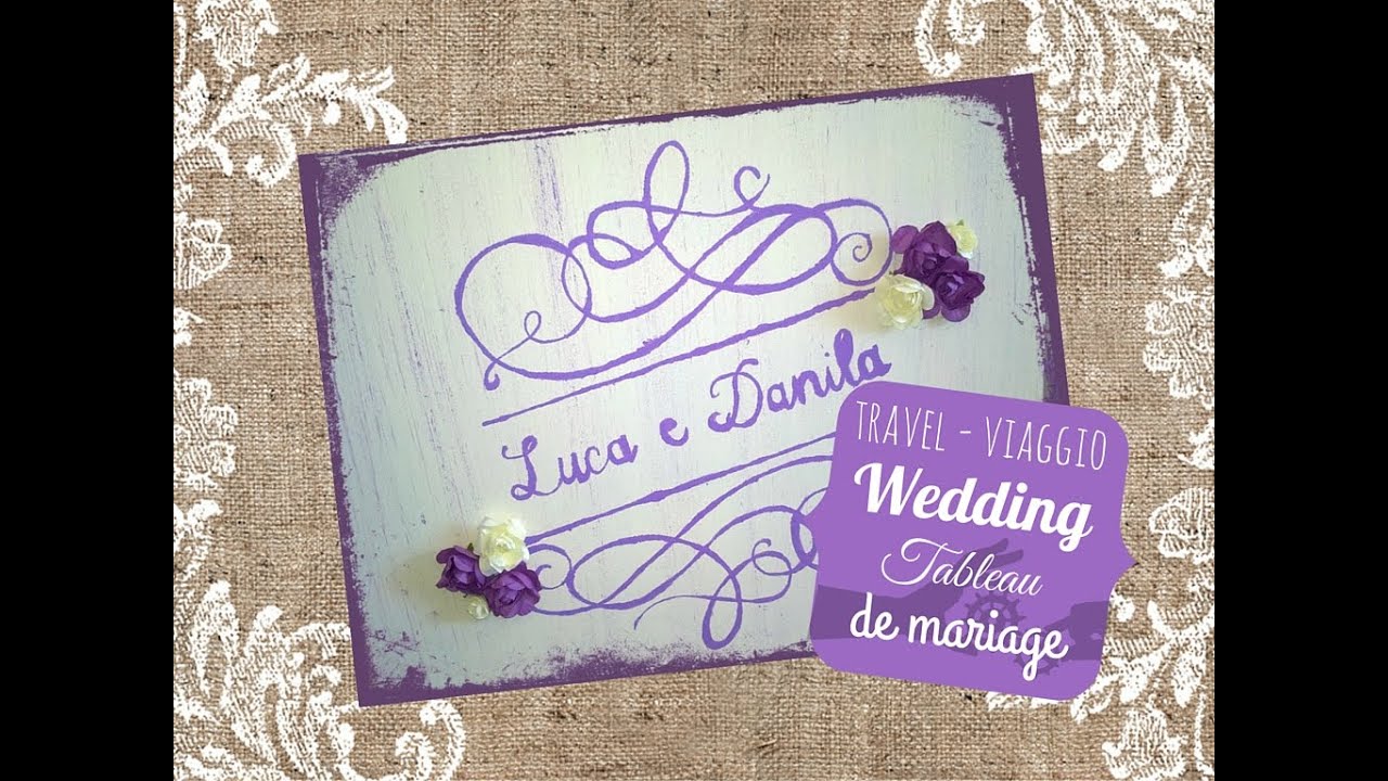 DIY Wedding tutorial: Tableau de mariage tema viaggio - Travel-themed wedding tableau